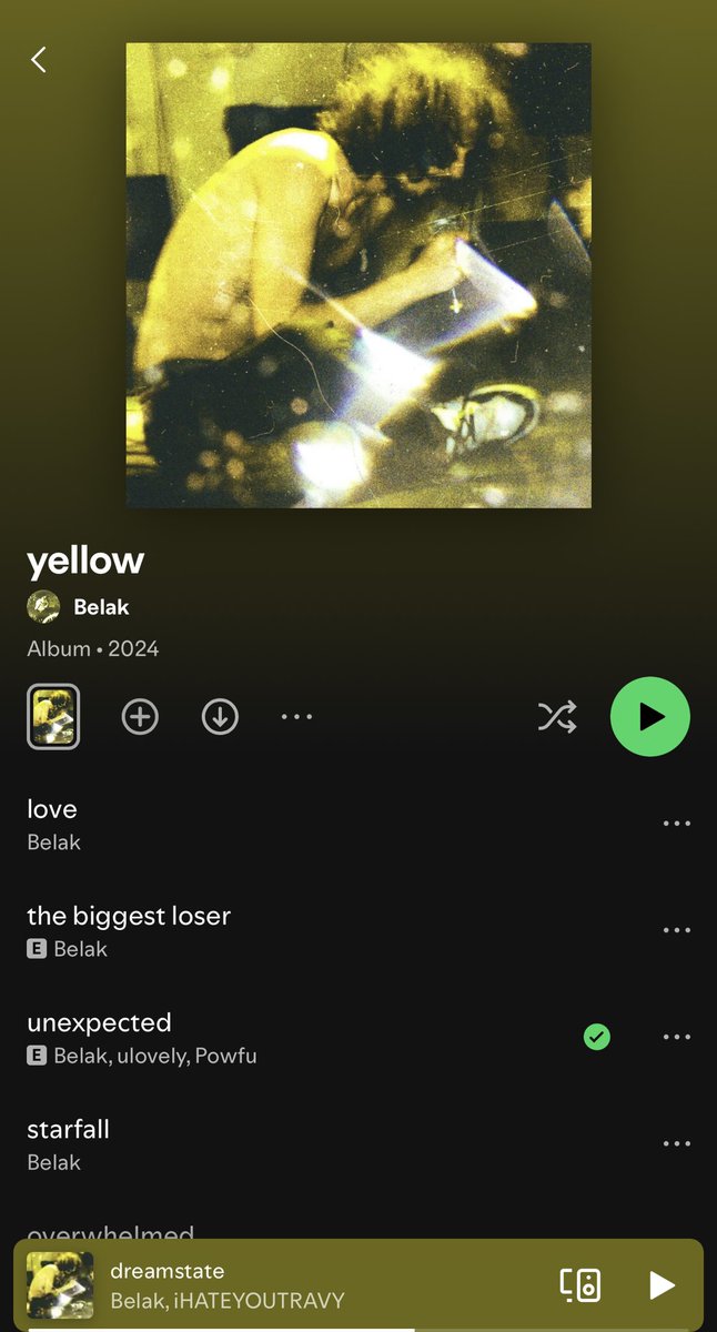 “yellow” the album out now !

thanks for having me <a href="/heybelak/">Belak</a> 💛