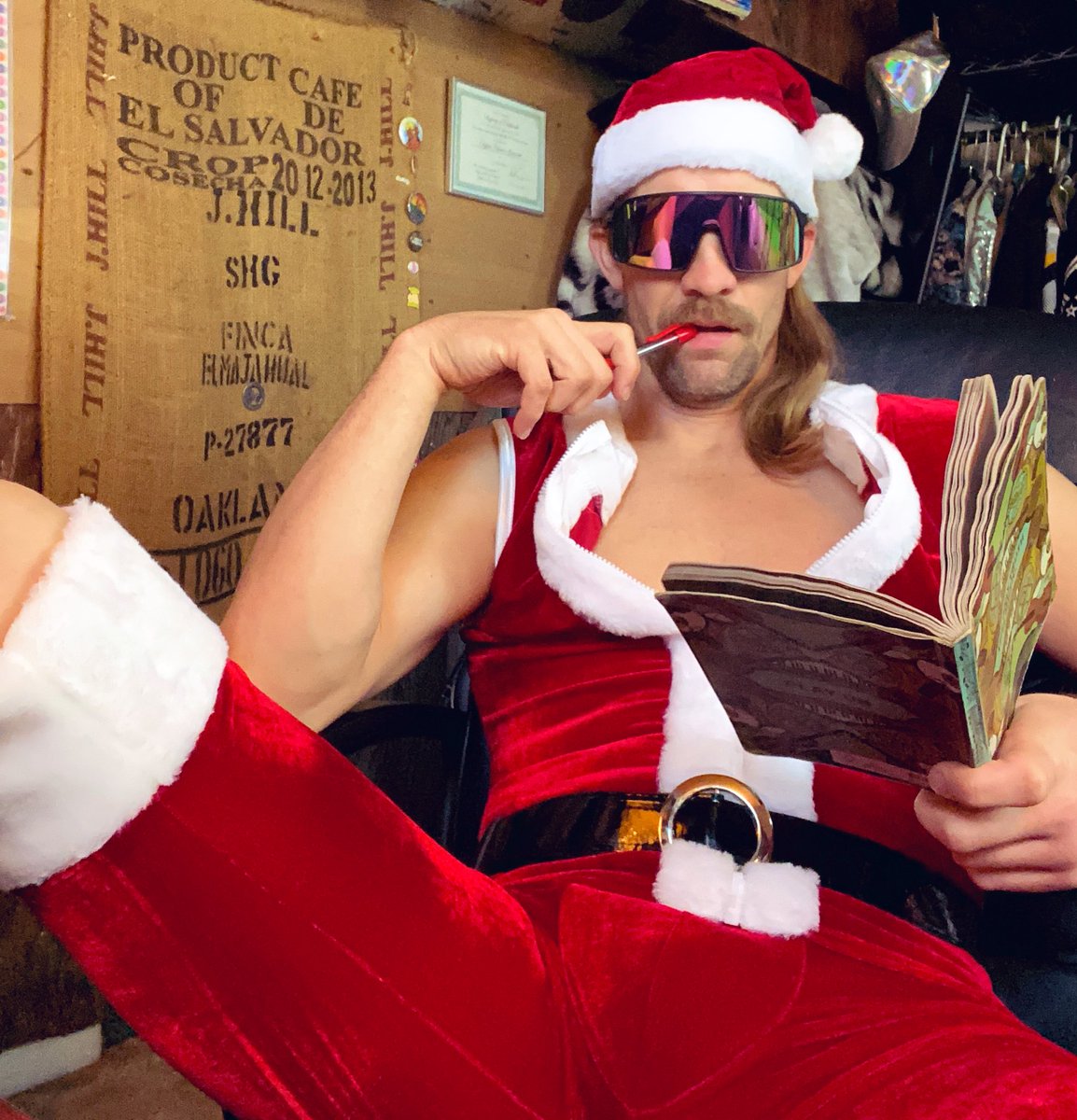 planetbooty's tweet photo. Gonna find out who’s naughty and treat them nice tomorrow at Vinnie’s in Concord, CA for @CLommori’s Annual Santa Hat Bash. Booty goes on at 10:30pm 🎄🎅🏼🌎🍑😈😘 

https://t.co/1J14gQQfca https://t.co/BU1RSZVcOF