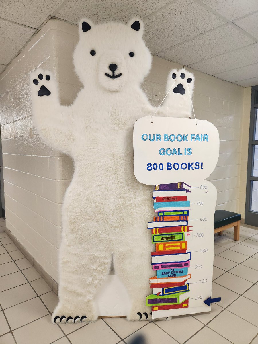 AgnesTaylor_PS's tweet photo. @PeelSchools @PDSB_Libraries  We have surpassed our goal of 800 books at our @Scholastic book fair. That means we get some new books and resources for our school library!! Great job Agnes Taylor families!! 📚🐻❄️ #bravobear https://t.co/LEVMV8o69z