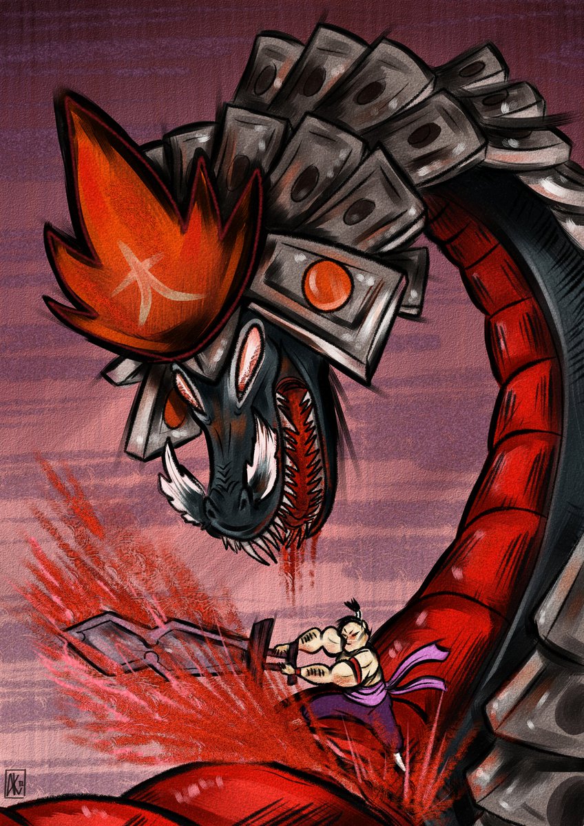 AlfaKimera's tweet photo. Okami is back??? OKAMI IS BACK ❤️🐺 
Here's some old fanart I made some years ago ~ #Okami #大神 https://t.co/zt8tLBEYb5