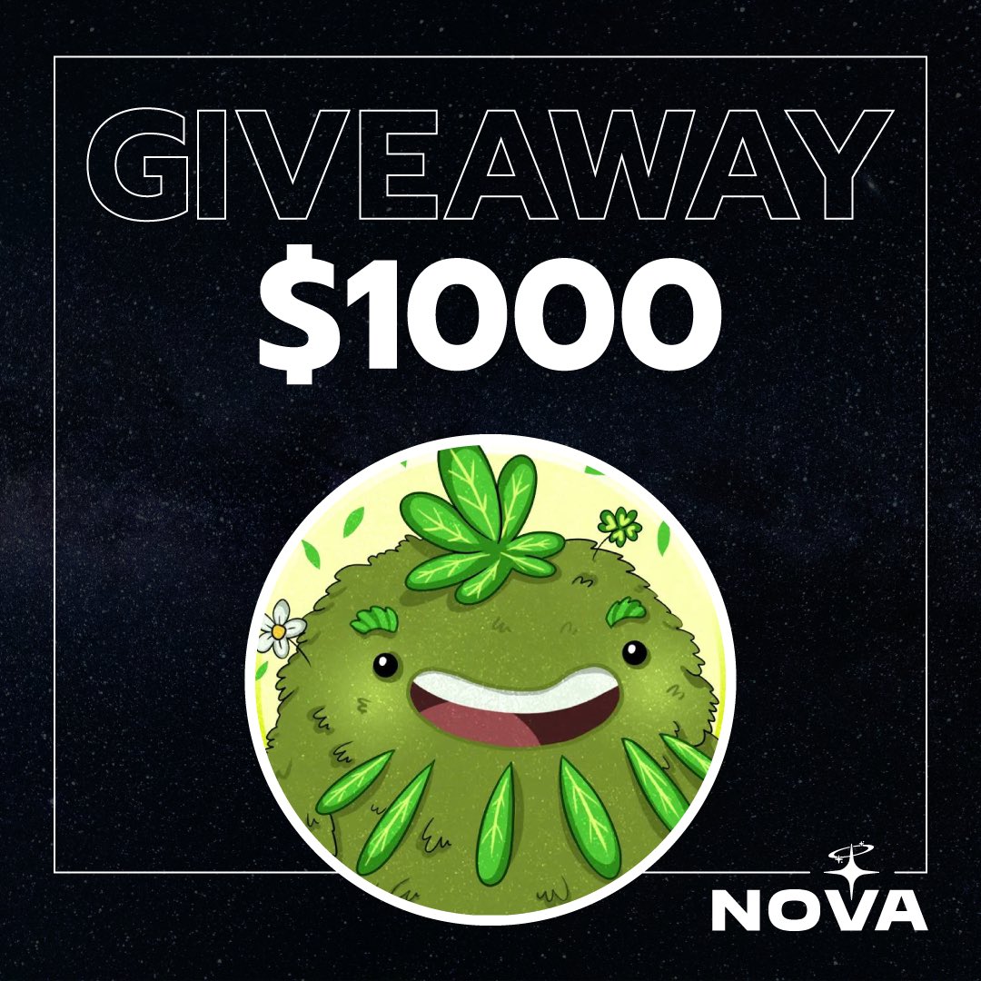 angelodotsui's tweet photo. NOVA 🤝 GRASS GIVEAWAY

🏆 $1000 in $GRASS

🥇 $600 🥈 $250 🥉 $150

To participate:

- Join https://t.co/6Nk2B7jyvh
- Like + RT this post 
- Follow @novasuibot &amp; @Grass 
- Tag 3 $SUI folks in the comments    

Draw is in 72 hrs ⏳ https://t.co/yZp8KRedGZ