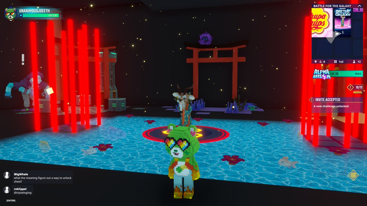 Training at the Battle of Galaxy Dojo in <a href="/TheSandboxGame/">The Sandbox</a>. Preparing to defend the universe, one punch at a time! 🥋🌌 @dancefightapp register-landings.sandbox.game/alphaseason4-s… #TheSandbox #AlphaSeason4 #AS4SocialChallenge