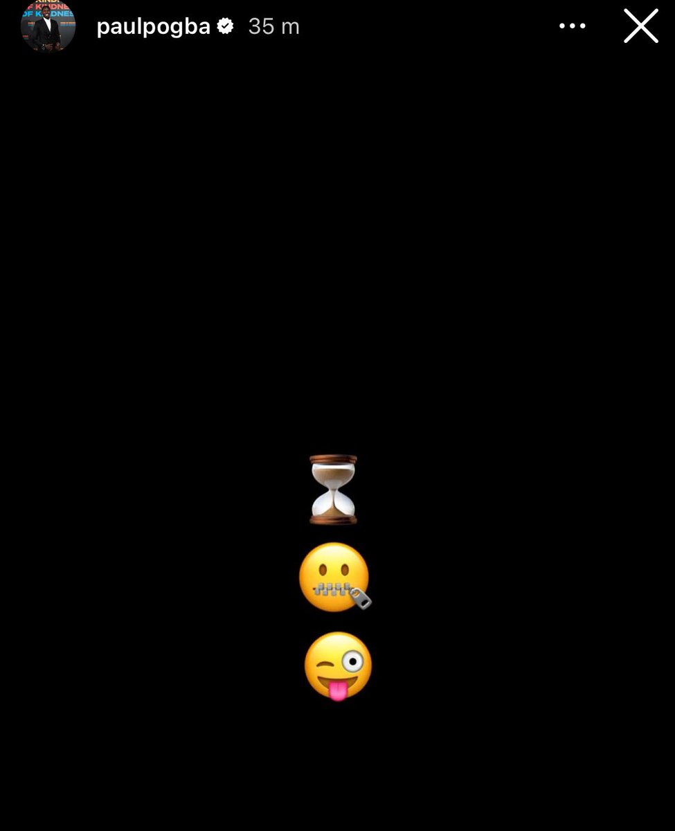 ActuFoot_'s tweet photo. La dernière story de Paul Pogba. 👀 https://t.co/r1A2Wu6dwK