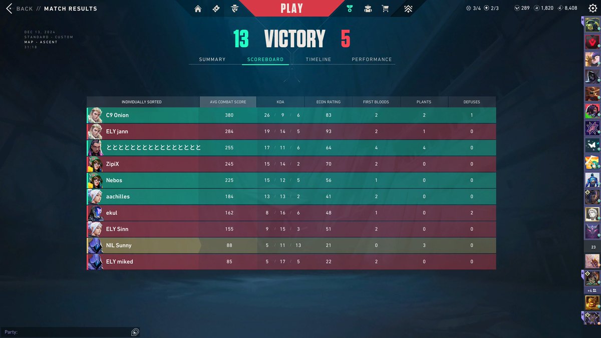 NiL_Esports's tweet photo. 13-5 @ElysianOrgUK GGs 💜 https://t.co/86KjTKifjl