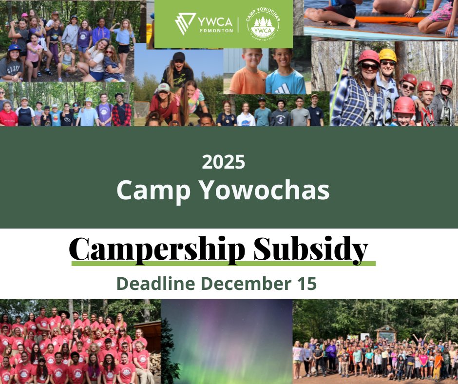 yowochas's tweet photo. 📣Calling all campers! The application deadline for the 2025 Campership Subsidy is Sunday, December 15.

https://t.co/ZldvH8tb4E https://t.co/UdAjIfj3XR