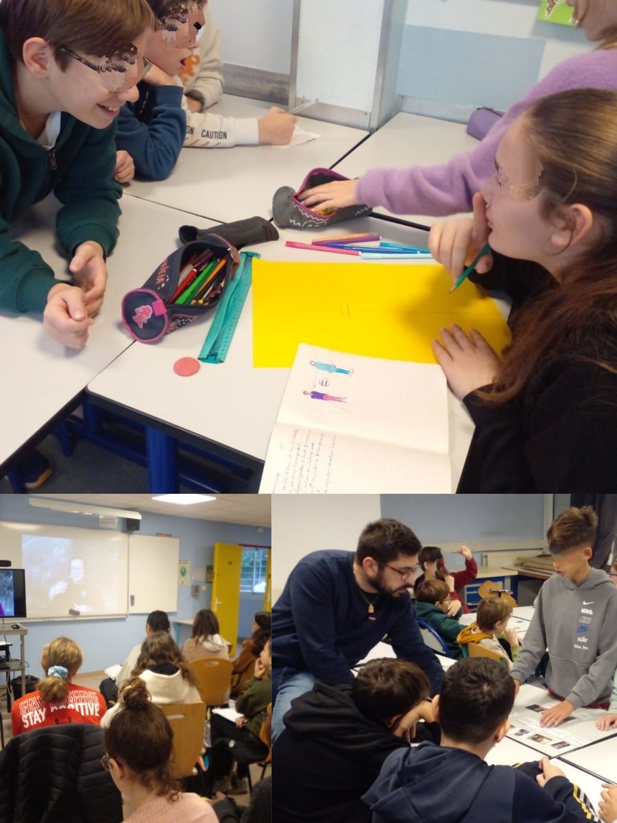 CMontDuplan's tweet photo. ElleStime, les élèves de 5° rencontrent et échangent sur la thématique: être scientifique aujourd'hui. 
#égalitéfillesgarçons
#parcoursavenir
@Dsden30 
@acmontpellier https://t.co/jzVaH5VR3a