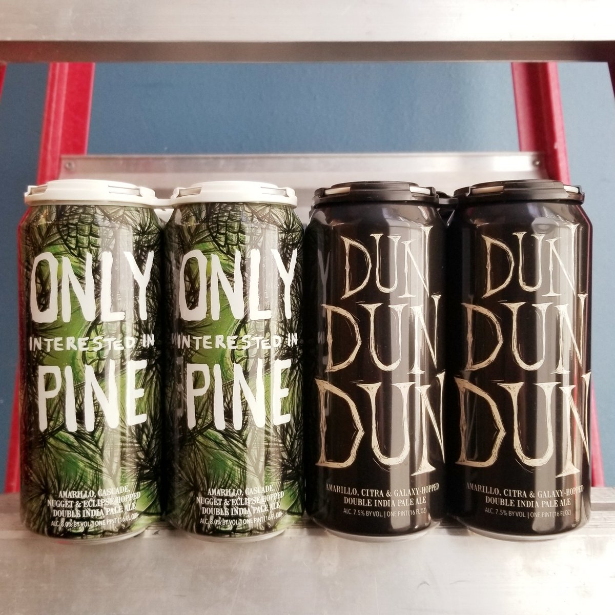 CityViewLiquor's tweet photo. New today from our pals @HopButcher!
dun Dun DUN- DIPA
&amp;
Only Interested In Pine- DIPA
#StartYourWeekend #HopFueledPartyMachine #CallingAllHopheads #TimeForAColdOne #CrazyRadBeer #HopButcherForTheWorld #SUPERFRESH https://t.co/h2Tc58gnZz