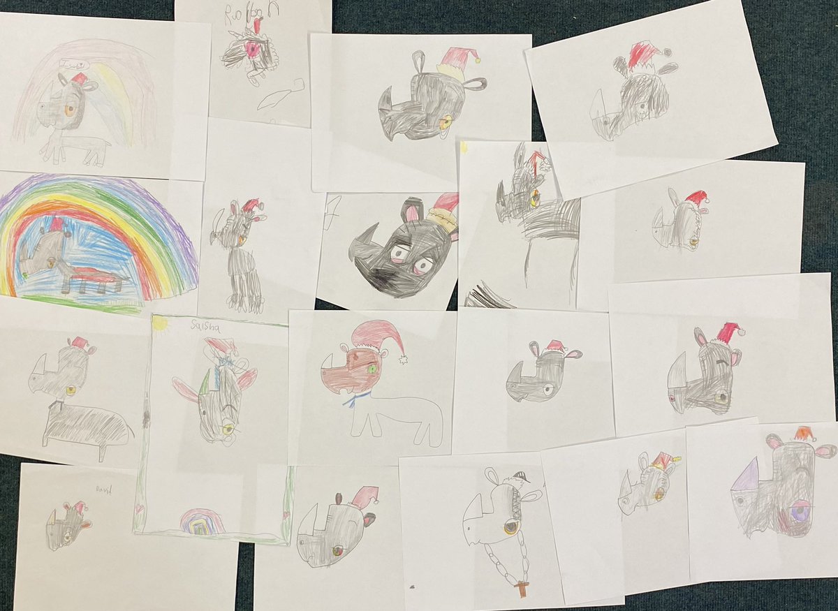 Redbpef's tweet photo. Yesterday we took part in a fabulous webinar with @RobBiddulph! He read his new book, shared some others and then we took part in a draw-along. It was fun and we drew some fab pictures 😊 @BPEFschools #BookSquadDrawWithRob @HarperCollinsCh https://t.co/TFjQNfZOZ1