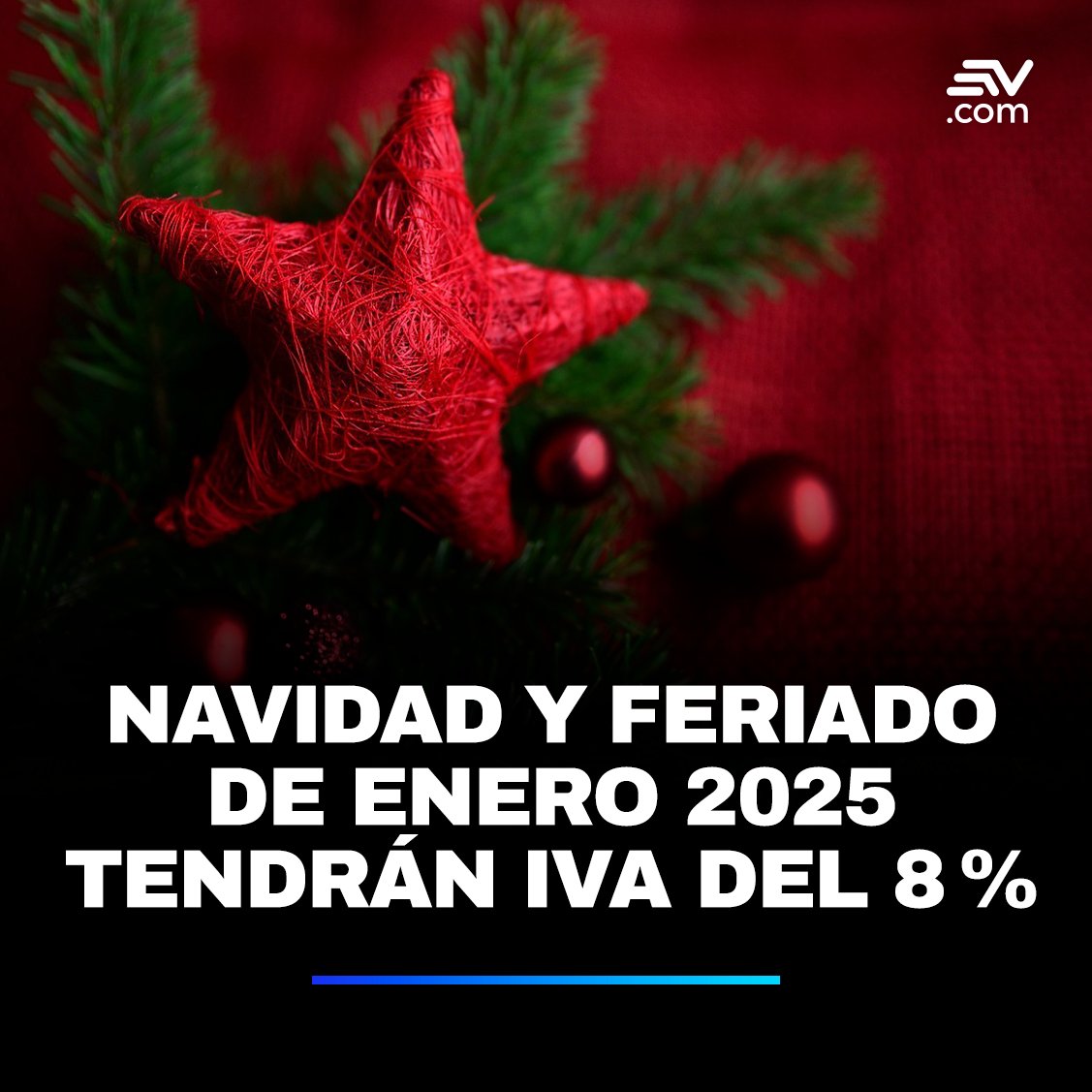 EcuavisaInforma's tweet photo. 📄 El presidente Daniel Noboa oficializó este 13 de diciembre, mediante el Decreto Ejecutivo 482, que el IVA bajará en Navidad y el largo feriado de enero 2025. ▶️ https://t.co/FWJSqxN178 https://t.co/fKpkdRSXVl