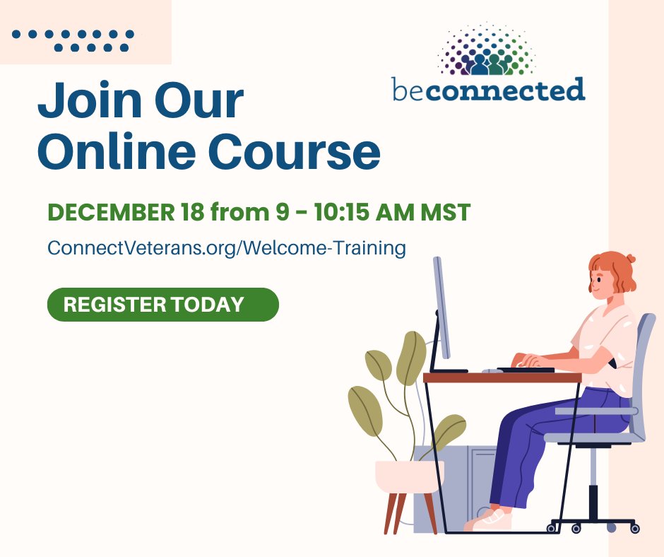 AzCoalition's tweet image. Become a stronger ally for our service members, veterans &amp;amp; their families! 💚Attend our “Welcome to Be Connected” no-cost virtual training. Sign up today  connectveterans.org/welcome-traini… #AZVeterans #ServiceMember #MilitaryFamilies #SupportNetwork