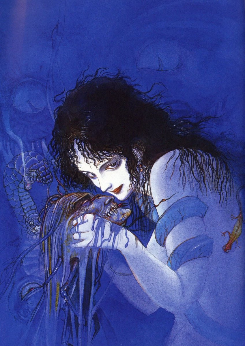 xe0_xeo's tweet photo. Yoshitaka Amano https://t.co/kn5cZGTn1x