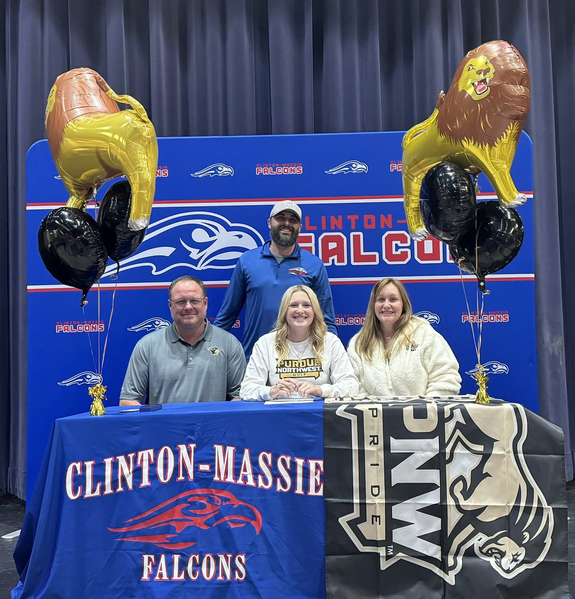 ClintonMassieAD's tweet photo. 🎉 Congratulations to Grace Boone! 🎉
We are excited to announce that Grace Boone, will be continuing both her athletic and academic career at Purdue University Northwest! 🏅📚
#PurdueUniversityNorthwest #FutureLionPride #NextLevel #GolfChampion #SBAACChampion #DistrictQualifier https://t.co/zxg9nGtHnt