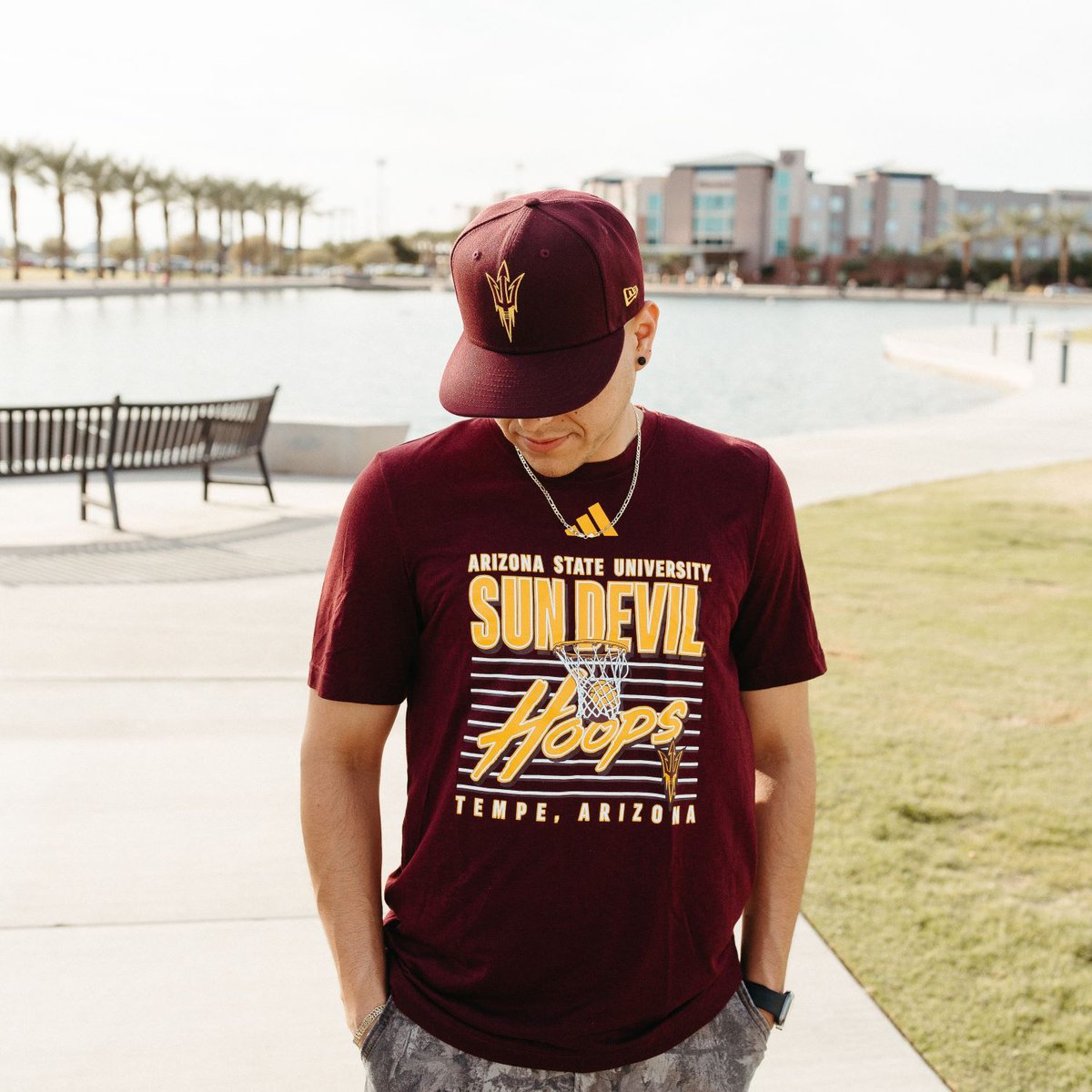 JustSportsAZ's tweet photo. 🏀🔥 Game day is here, Sun Devil fans! ASU faces Florida today—get ready to show your pride with our ASU Collection! From hats to hoops gear, we’ve got you covered. 🌞😈
📍 Shop now and cheer on the Devils in style!
#ForksUp #SunDevilHoops #GameDayGear #ASU https://t.co/JhENigcba6