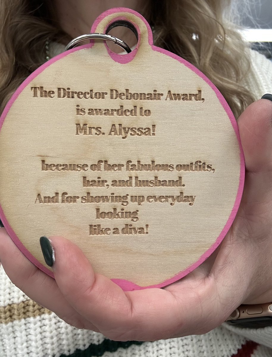 Alyssa Brumbaugh (@msalyssab) on Twitter photo Today, a student gave me an award that she made in her Design Lab. I’m so grateful to work <a href="/VIDASHARKS/">VIDA (6-8 Magnet)</a> with colleagues that teach such cool skills (like laser cutting wood), while still focusing on bringing joy to our campus. Best day! Today, a student gave me an award that she made in her Design Lab. I’m so grateful to work <a href="/VIDASHARKS/">VIDA (6-8 Magnet)</a> with colleagues that teach such cool skills (like laser cutting wood), while still focusing on bringing joy to our campus. Best day!