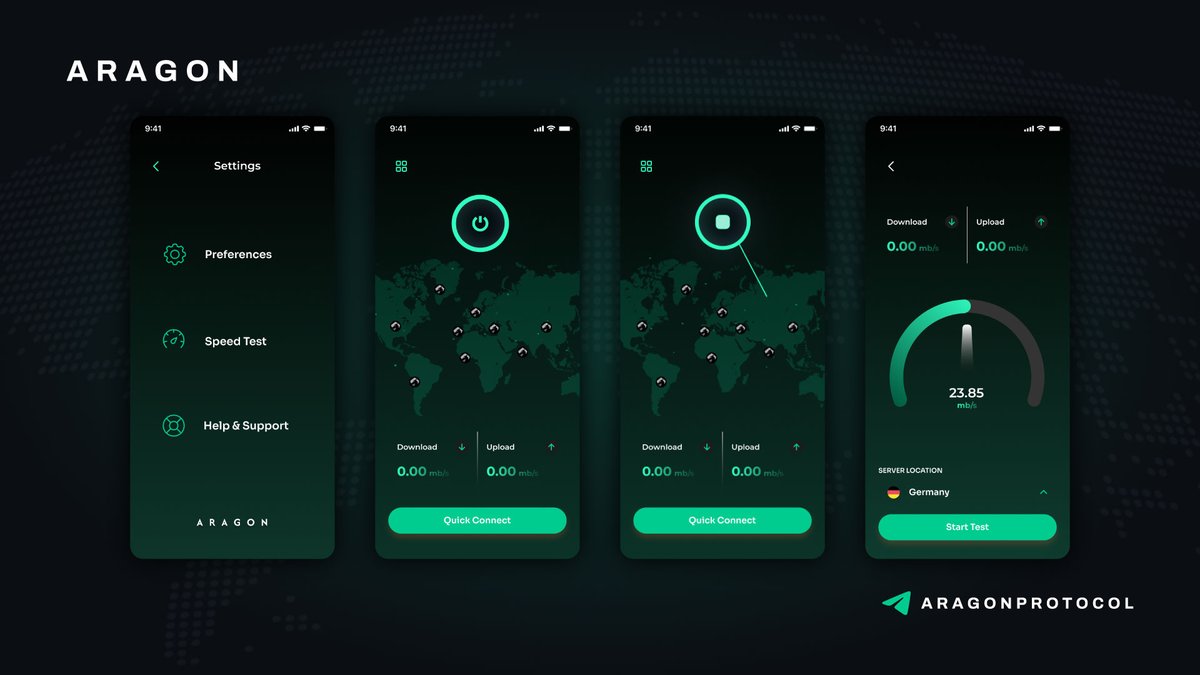 AragonProtocol's tweet photo. Exciting times ahead!

Aragon Protocol is hard at work on our free VPN, SafeGuard. A sneak peek at the UI is attached below. The future of secure, decentralized browsing is coming soon – and we’re just getting started. 🌐🔒

Stay tuned for more updates! $ARG