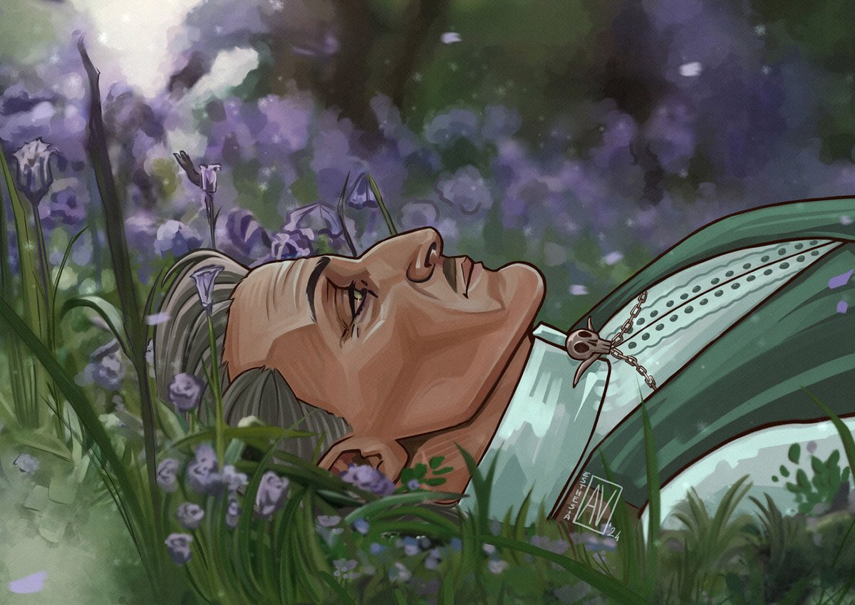 "Other than that, I can't say if the flowers would still hold their bloom for me"

Emmrich Volkarin surrounded by his cherished flowers, inspired by a scene from Bright Star.

#EmmrichVolkarin #DragonAgeTheVeilguard #FanFriDAys