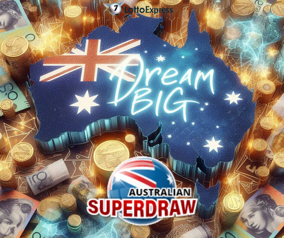 Lotto_Express's tweet photo. EARLY ACCESS PRESALE ALERT 🌟Imagine welcoming 2025 with $30 million in the bank!The Australian Superdraw is your chance to make it real. With only 45 numbers to choose from – your odds are shining bright! 🌈
https://t.co/rlzEa1C4MZ
#Lottery #Australia #Jackpot https://t.co/PK3jQ3xFsC