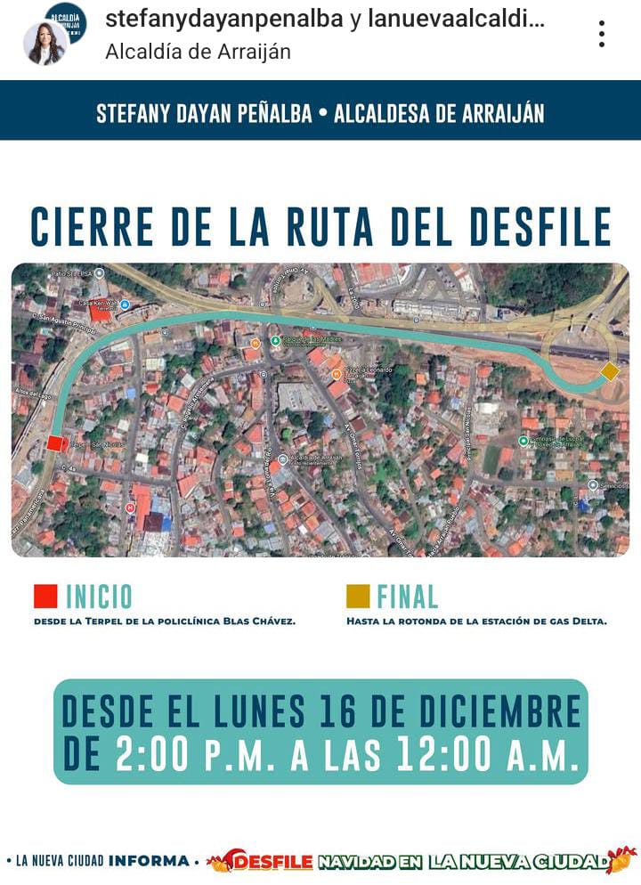 lindabran1's tweet photo. Gracias a la Alcalde de Arraiján, muchos residentes en Panamá Oeste llegaran después de la 1 de la mañana a sus casas. https://t.co/ok961UHCH4