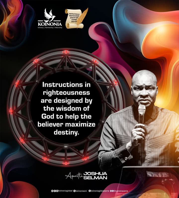 koinoniazaria's tweet photo. #ApostleJoshuaSelman
#InstructionsInRighteousness
#EndOfTheYearCharge
#KoinoniaZaria
#KoinoniaGlobal
#TheYearOfExceedingGreatRewards https://t.co/S480L6tHOF