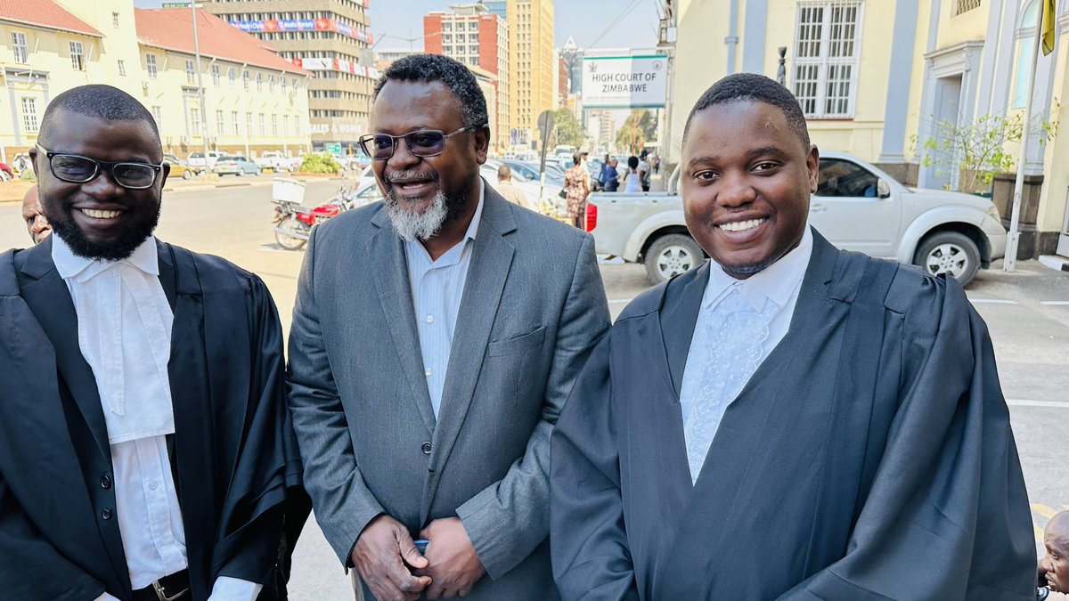 tsungabamulaw's tweet photo. LAW SOCIETY OF ZIMBABWE HONOURS TINASHE CHINOFUKUTWA
On the occasion of the @lawsocietyofzim recognising Tinashe Chinofukutwa of @ZLHRLawyers as the young human rights lawyer of the year, Tsunga Law International’s Arnold Tsunga wrote on his Instagram and Facebook page as follows;
“Difficult to imagine a more deserving candidate for the Young Human Rights lawyer of the year than Tinashe Chinofukutwa of #ZLHR! Congratulations Tinashe and Zimbabwe Lawyers for Human Rights for your consistent work in defence of human rights and the rule of law. Well done to the Law Society of Zimbabwe for encouraging lawyers to commit to the rule of law and justice and for recognizing Tinashe’s selflessness at great personal risk at such an important event as the Walter Kamba Annual Lecture!”
Veteran lawyer and @tsungalawint Litigation Head @bamujm paid tribute to Tinashe saying that he has not seen “a more committed young lawyer to human rights work in a long time”.
A colleague and human rights lawyer from Tanzania who works with the @TMF_Legacy and @civicspaceaf Tito Magoti @TitoMagoti said the future of #Africa is in safe hands even in the face of the resurgence of authoritarian practices as long as young professionals stand in the face of unyielding dictatorships
Congratulations Tinashe Chinofukutwa