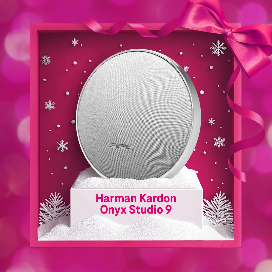 🎧 Looking for the perfect holiday vibe? @tmobile's got you 🎁

➡️ grab your Harman Kardon Onyx Studio 9 speaker here: ms.spr.ly/6010oRRWC

#TeamMagenta
