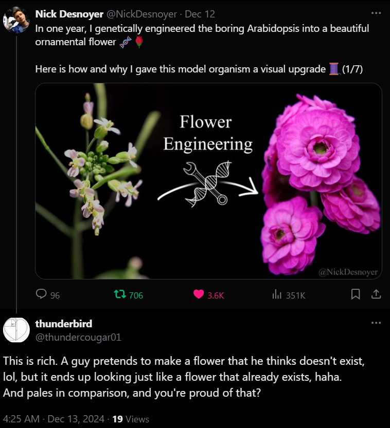 ATinyGreenCell's tweet image. Way to suck the joy out of someone's passion. As soon as something gets traction on this hellsite, the trolls come out in full force. @NickDesnoyer your work is wonderful; pay no heed to these bozos. Carry on inspiring. It sure as hell makes me want to push my craft further!