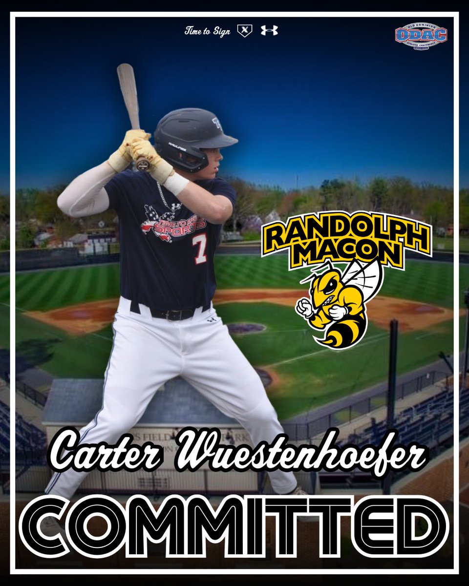 🚨College Commitment🚨
     
Carter Wuestenhoefer | ‘25 C (NY) |  Iona Prep (NY)
<a href="/CWuestenhoefer/">Carter Wuestenhoefer</a> 

Join us in congratulating Carter on committing to Randolph-Macon College 🎉🔥
<a href="/RMCJackets/">R-MC Baseball</a> <a href="/GaelsBaseball/">Iona Prep Baseball</a>