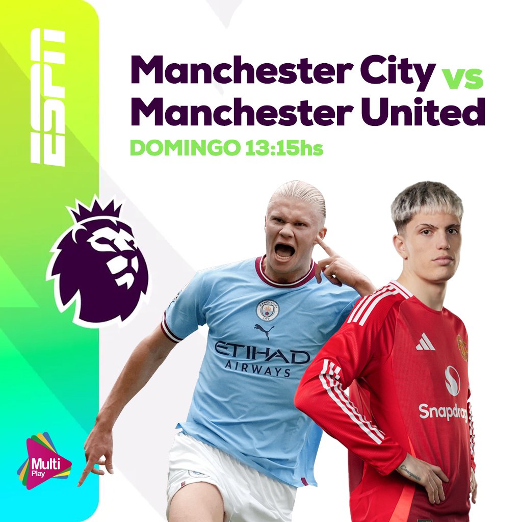 El clásico de Manchester en la pantalla de #Multiseñal 🤩

El City recibe al United en el Etihad Stadium ⚽️🏟️
¿Te lo vas a perder? 
Disponible #MultiPlay 📲

Hacete socio #Multiseñal llamando al 2480 08 08 para ver lo mejor del fútbol nacional e internacional al mejor precio.