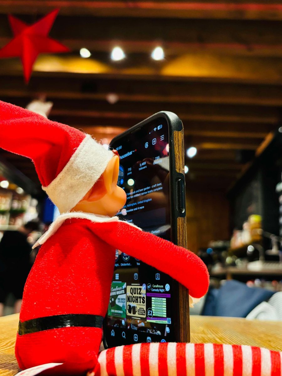 OUR SOCIAL MEDIA HAS BEEN TAKEN OVER… 🎄

Join us for this year’s Canalhouse Christmas countdown with Elfie Mo, who definitely hasn’t thrown our Social Media Manager into the canal (we hope you can swim, Shak!)

Only 12 days to go! 🎅🏼🍻