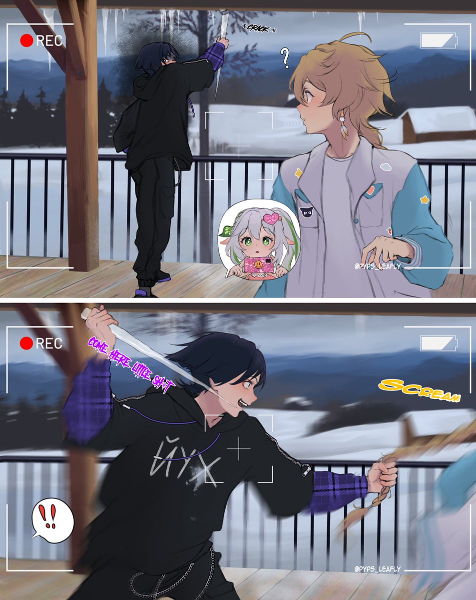 Of course, the comic with Wanderer, Aether and Nahida
Kids are just playing ☺
#scaraether #Genshin_Impact