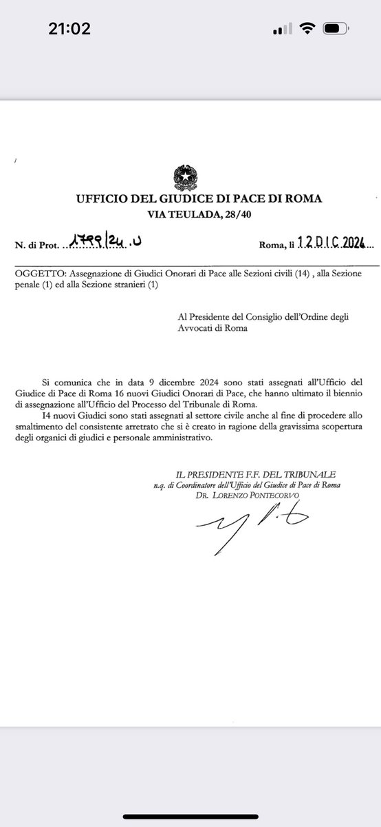 16 NUOVI GDP A ROMA.
Una buona notizia che premia l’impegno, la protesta e l’interlocuzione istituzionale continua.
Andiamo avanti insieme: e’ possibile fare bene ed ottenere risultati concreti per il bene comune. #ordineavvocatiroma #consiglionazionaleforense #cassaforense
#ocf