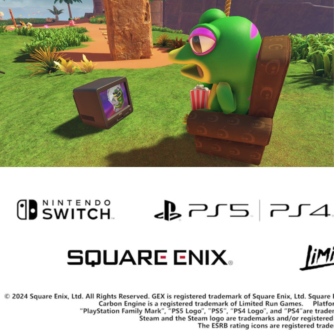 I thought they had sold off the IP but no, as of 2024, Square Enix still owns the Gex franchise. This means that Gex is officially the first Square Enix-owned character to appear in Astro Bot.

Not Cloud Strife. Not 2B. Not Sora.

GEX 💀