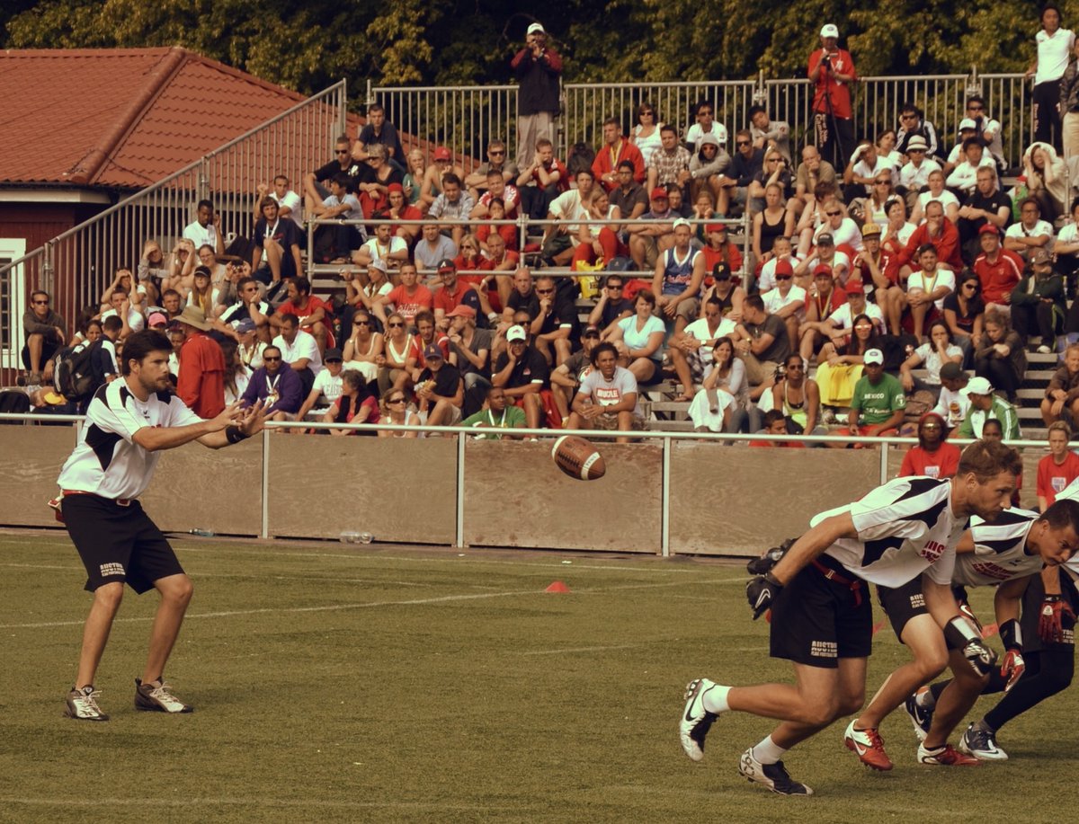 IFAFMedia's tweet photo. Book review: Quarterback, now available in English having originally been published in German, revisits the Austrian triumph over USA at the 2012 IFAF Flag Football World Championships through the eyes of Philipp Pölzl who led his nation to victory.
https://t.co/iUMUWVxXpO https://t.co/D9mnmTbRcP