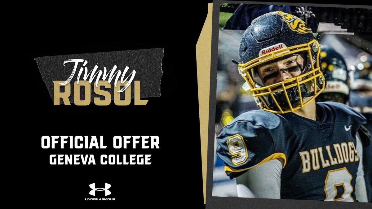 Thank you <a href="/CoachContenta/">Tom Contenta</a> and <a href="/Geneva_Football/">Geneva College Football</a> for the offer and opportunity to continue my football career!! 
<a href="/OFfootball1/">OFfootball</a> <a href="/Downreadysethut/">Coach Rivera</a> <a href="/chrismilano12/">Coach Milano</a>