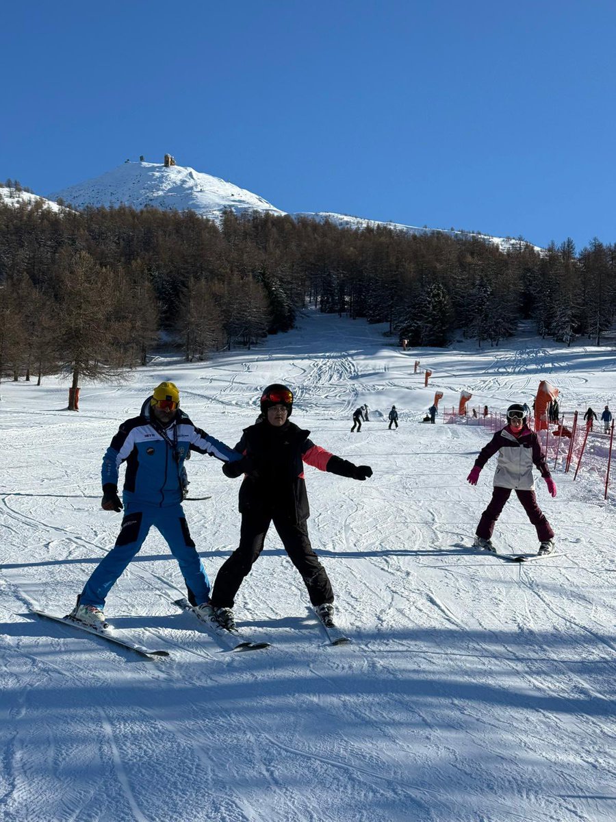 Beginners made great progress today! Up the mountain the first time today #progress