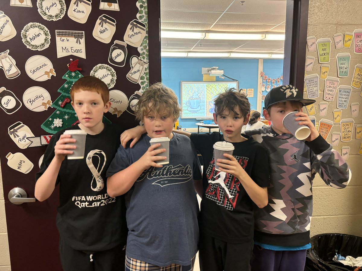 KaylaEvansNL's tweet photo. Student’s have been planning a Hot Cocoa stand, and today got to have some delicious Hot Cocoa after their hard work @StEdwardsSchool https://t.co/izGvovqjAi