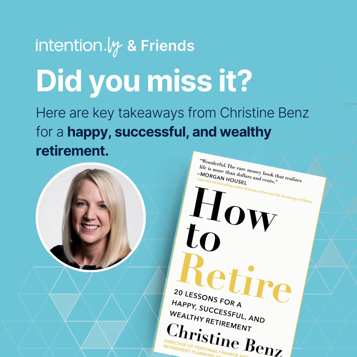 If you weren't able to attend our #BookClub yesterday featuring host <a href="/tinacpowell/">Tina Powell</a> in conversation with <a href="/MorningstarInc/">Morningstar, Inc.</a>’s <a href="/christine_benz/">Christine Benz</a>, you can now access the full recording on demand! bit.ly/49yPKqY