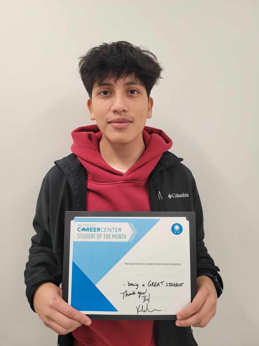 kkuhlers's tweet photo. Here we go #Double @waterlooschools IT student of the month because we've only had one so far this semester.  Each class might have 2 students this time  #RockStars  #ThankYou @AmyMiehe Blocks 3 and 4.... @dahlbys #OneWaterloo #OurFutureIsBright https://t.co/D3GY0jUWQb