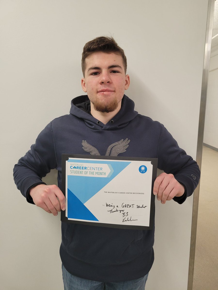 kkuhlers's tweet photo. Here we go #Double @waterlooschools IT student of the month because we've only had one so far this semester.  Each class might have 2 students this time  #RockStars  #ThankYou @AmyMiehe Blocks 3 and 4.... @dahlbys #OneWaterloo #OurFutureIsBright https://t.co/D3GY0jUWQb