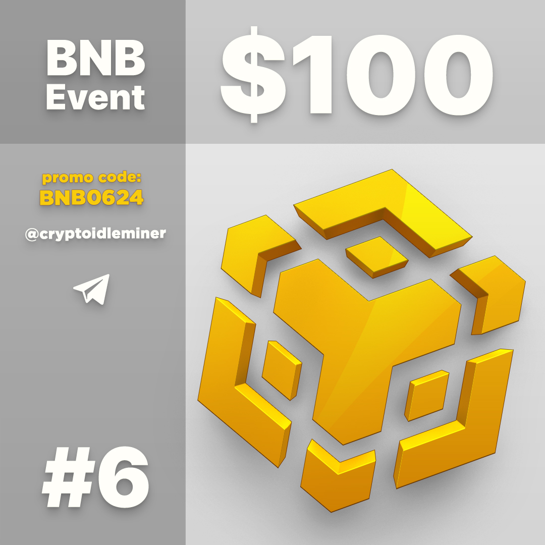 Exciting news! The final crypto event of 2024 is here - welcome to the #BNB Event! 🥳

Join and don't miss your chance to win a prize from our $100 Prize Pool! 🏆💰

🥇 1st Prize: $50 in $BNB 💵💵💵
🥈 2nd Prize: $30 in $BNB 💵💵
🥉 3rd Prize: $20 in $BNB 💵

💛 PROMO CODE: