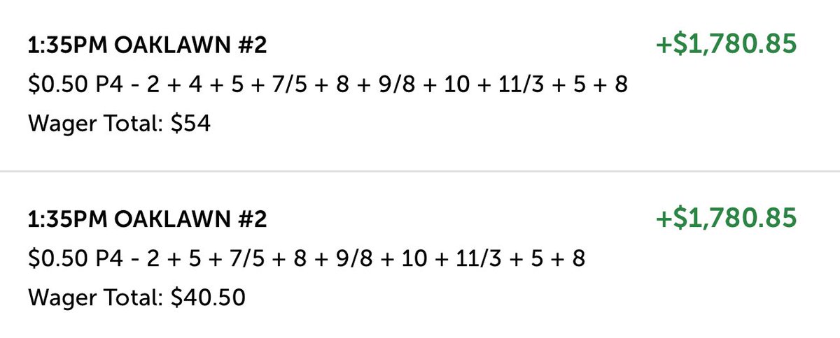 jamesh19d's tweet image. The numeric system does it again.