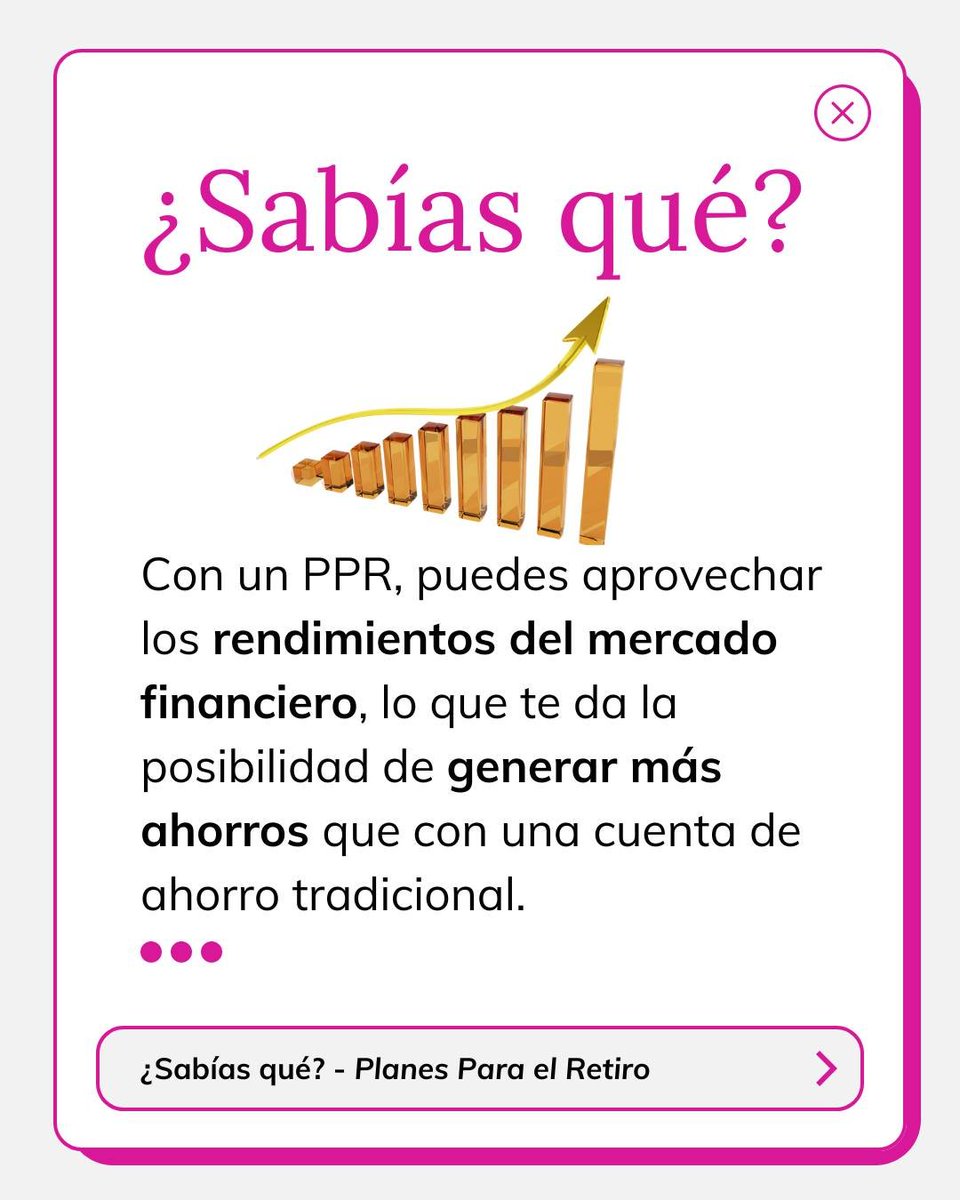danideseguros's tweet photo. Conoce más sobre el mundo de los seguros con
este “¿Sabías qué?” sobre los Planes Personales para el retiro. https://t.co/Gk5HY96UhF
