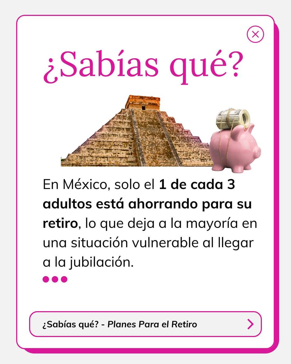 danideseguros's tweet photo. Conoce más sobre el mundo de los seguros con
este “¿Sabías qué?” sobre los Planes Personales para el retiro. https://t.co/Gk5HY96UhF