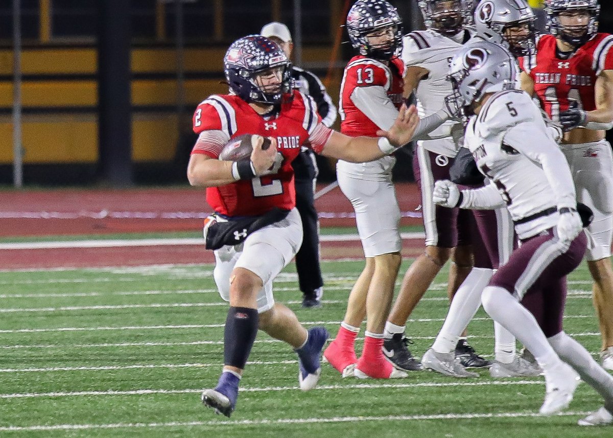 Wimberley ISD (@wimberleyisd) on Twitter photo Wimberley HS senior Cody Stoever is up for <a href="/dctf/">Dave Campbell's — TexasFootball.com</a>'s 4A Quarterback of the Year, presented by <a href="/PaniniAmerica/">Panini America</a>.
Cody has thrown for 2,660 yards and 32 TDs and rushed for 1,403 yards and 26 TDs, so he is most-deserving!
It's a fan vote, so VOTE FOR CODY HERE: texasfootball.com/quarterback-of… Wimberley HS senior Cody Stoever is up for <a href="/dctf/">Dave Campbell's — TexasFootball.com</a>'s 4A Quarterback of the Year, presented by <a href="/PaniniAmerica/">Panini America</a>.
Cody has thrown for 2,660 yards and 32 TDs and rushed for 1,403 yards and 26 TDs, so he is most-deserving!
It's a fan vote, so VOTE FOR CODY HERE: texasfootball.com/quarterback-of…