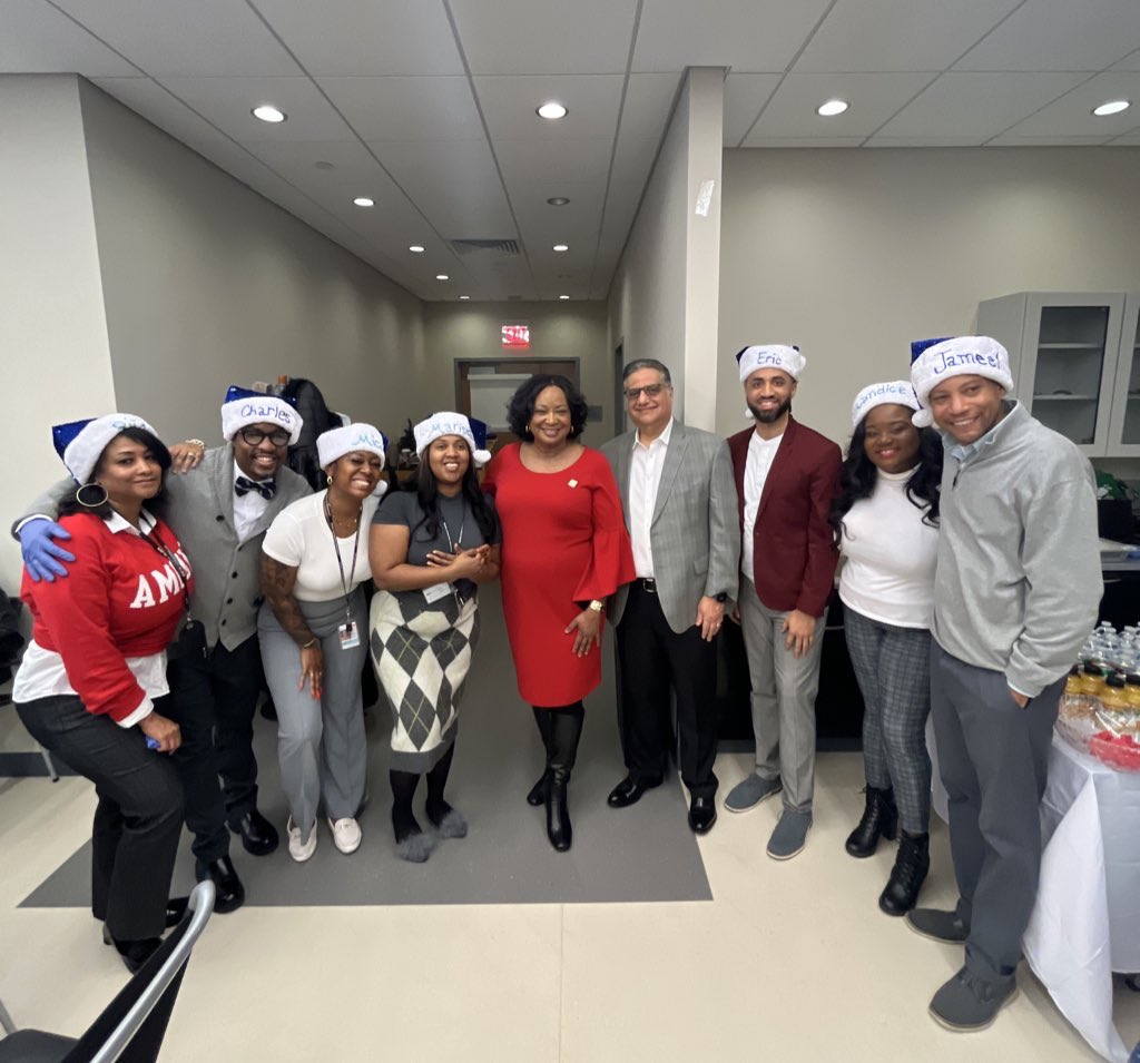 DCONEFUND's tweet photo. @DCDFS had an amazing holiday party to bring staff together. Staff were able to show their #DCOneFUN spirit with lots of games, food, and prizes. Thank you to Director Dr. Francisco Diaz, and Fun Champions Eric Smith and Marissa Shuford for a great event! #DCOneFund https://t.co/MNOxT2ykFs