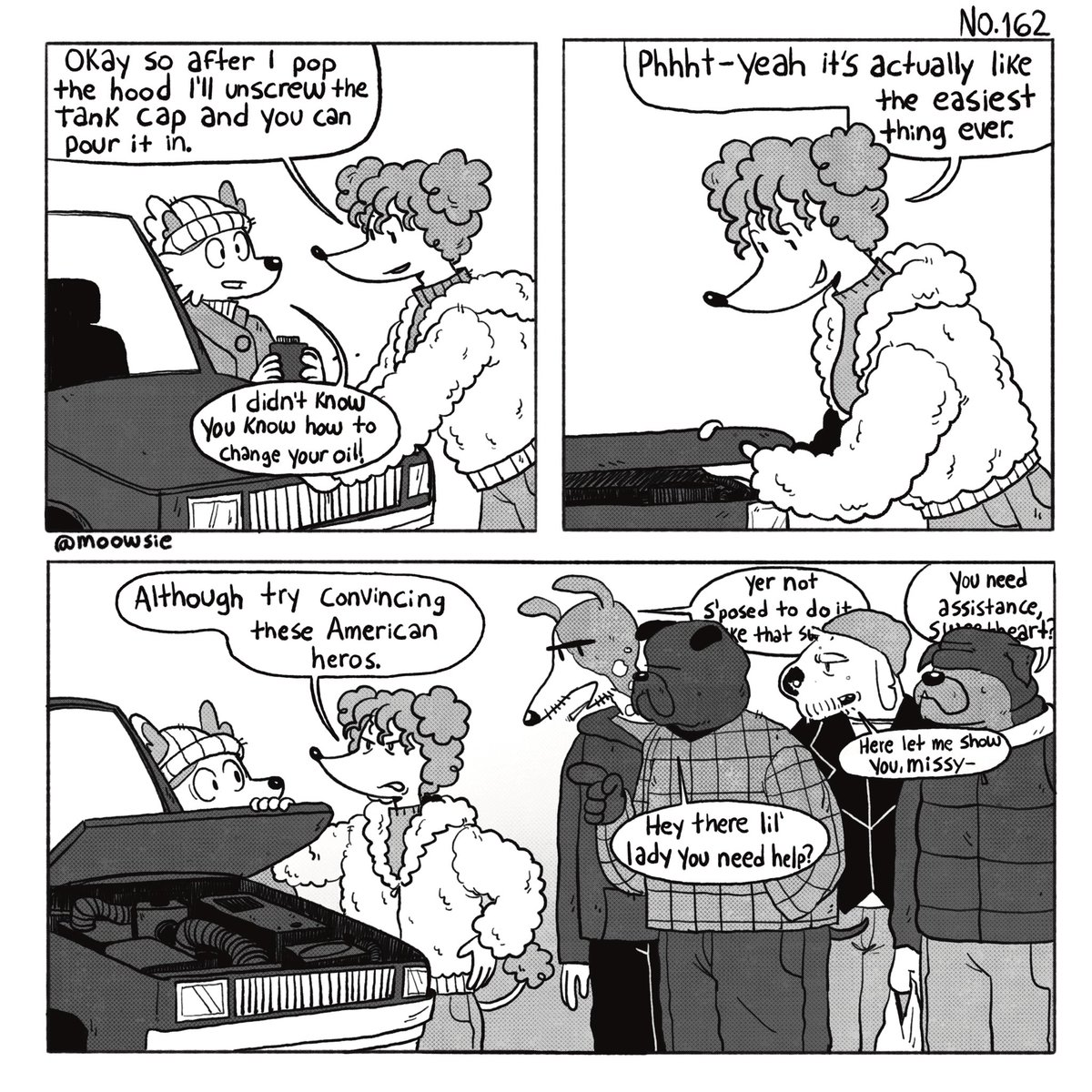 moowsiie's tweet image. Oil change (No. 162)