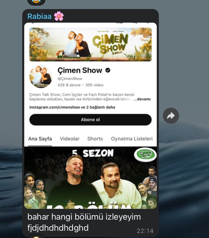 bahararginn's tweet photo. Gurur şskdkdldkd  sonunda Çimen izleyen arkadaşım var https://t.co/stGXvxN8M5