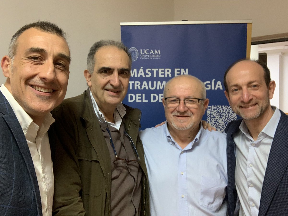 Javier Yanguas Leyes (@javieryanguas) on Twitter photo Gracias <a href="/DrEsparzaRos/">Dr Francisco Esparza</a> por la confianza y la invitación a participar en una nueva edición del Máster de Traumatología Deportiva de la <a href="/UCAM/">UCAM Universidad</a> Un placer compartir jornada con <a href="/Dr_Ramon_Balius/">Ramon Balius</a> y <a href="/akassarjian/">Ara Kassarjian, MD, FRCPC</a> Gracias <a href="/DrEsparzaRos/">Dr Francisco Esparza</a> por la confianza y la invitación a participar en una nueva edición del Máster de Traumatología Deportiva de la <a href="/UCAM/">UCAM Universidad</a> Un placer compartir jornada con <a href="/Dr_Ramon_Balius/">Ramon Balius</a> y <a href="/akassarjian/">Ara Kassarjian, MD, FRCPC</a>
