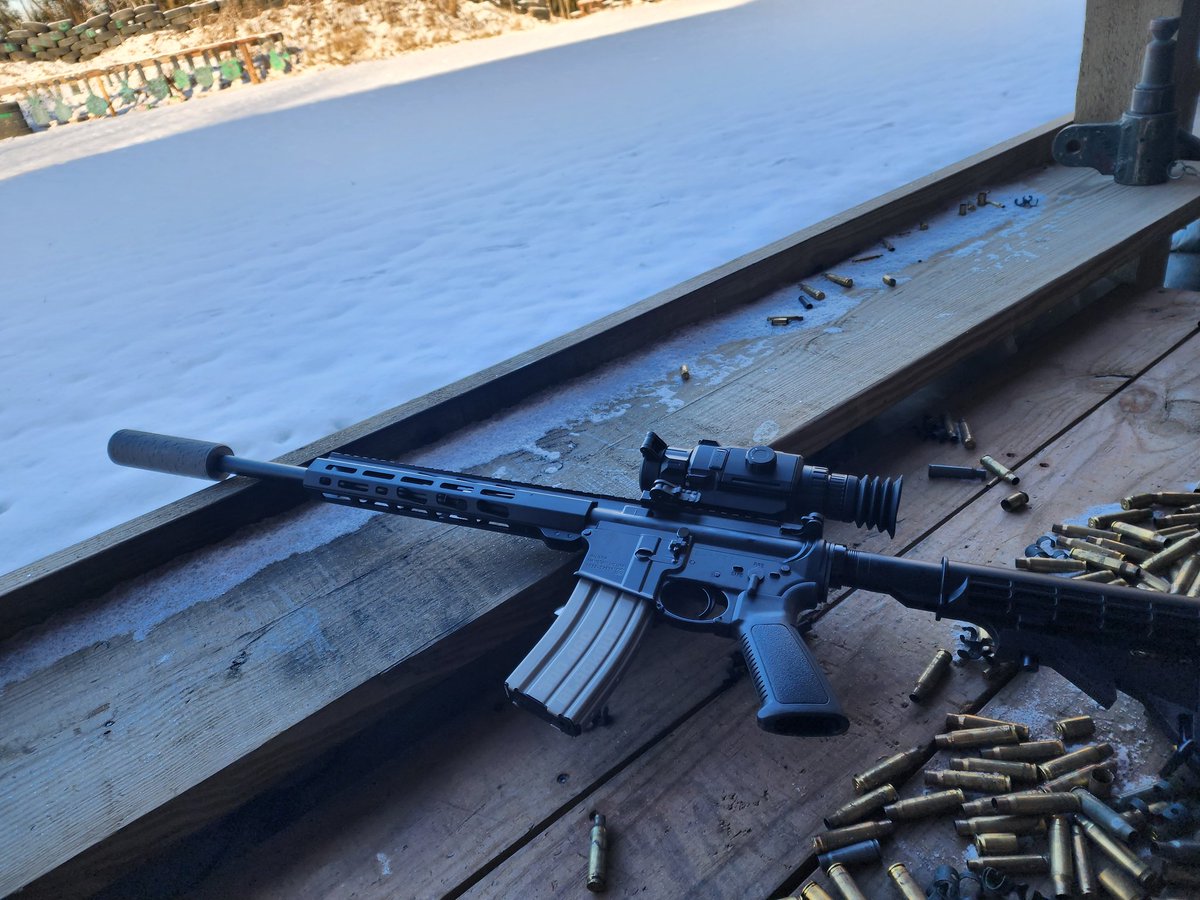 Range day <a href="/OffGridArmoryMN/">Off Grid Armory</a>. Shooting the Offgrid .30 cal suppressor on Ruger .300 Blackout. 
5 degrees air temp in Minnesota! Great day to shoot suppressed