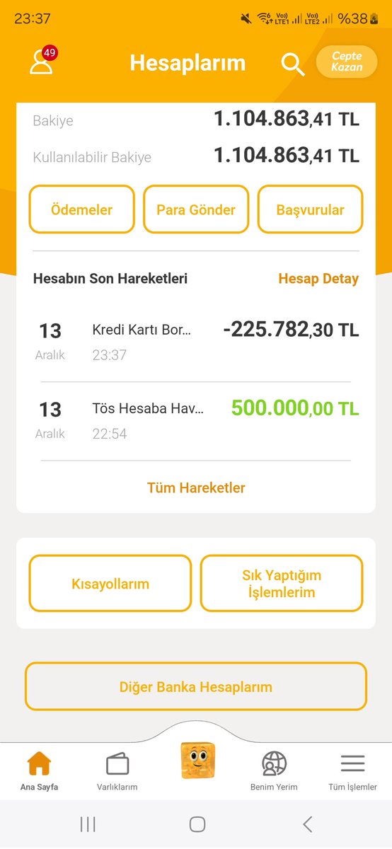 Benim kart tamam sizinde varsa ödeyebilirim dm den yazabilirsiniz veya yoruma fark etmez (2-3 kişiye anca yetebilirim çok uçuk rakamlar  olmadığı sürece)